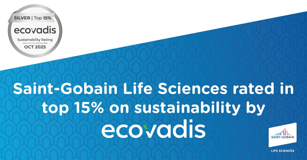 EcoVadis-Auszeichnung von Saint-Gobain Life Sciences