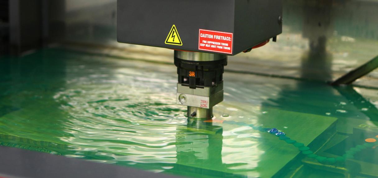 Nahaufnahme einer Prototypmaschine