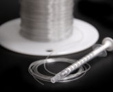 Tygon ND 100-80 on a spool with syringe