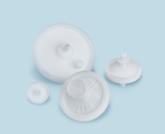 Saint-Gobain Disc Filters on light blue background