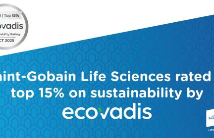 EcoVadis-Auszeichnung von Saint-Gobain Life Sciences