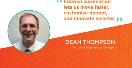 Zitat von Dean Thompson – „Interne Automatisierung ermöglicht es uns, schneller voranzukommen, tiefgreifender anzupassen und intelligenter zu innovieren.“