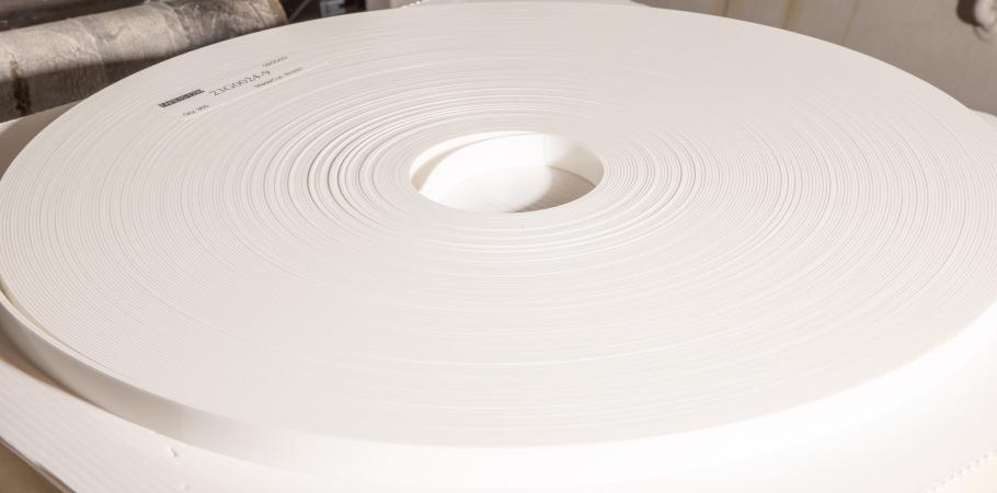 Roll of white liner
