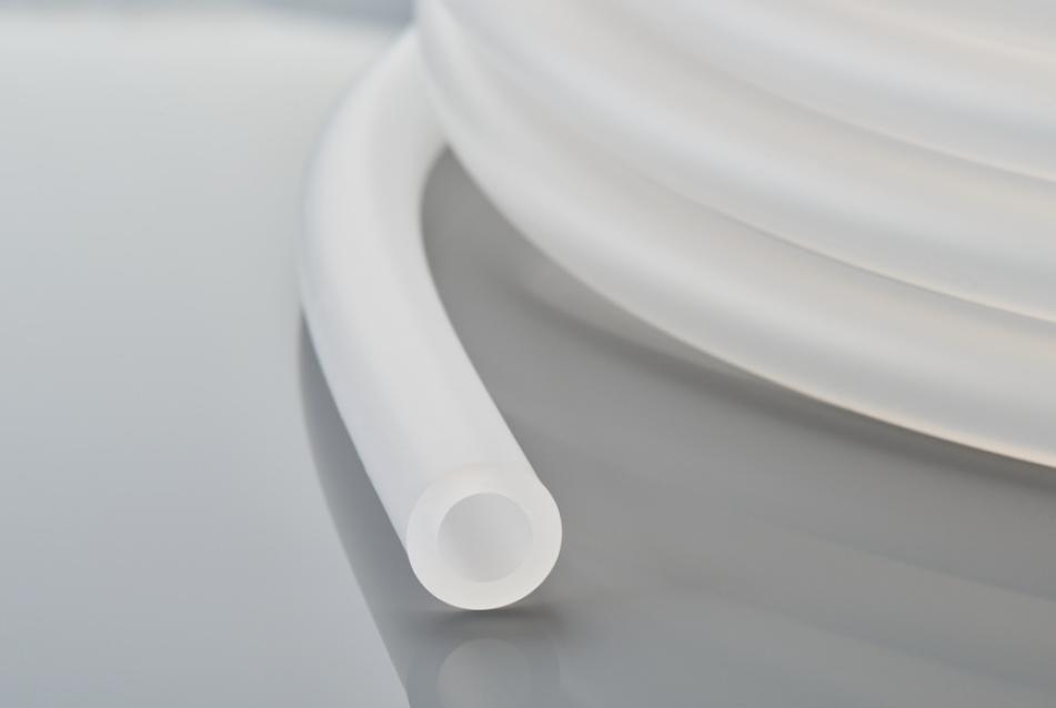 Schlauchrolle aus Bio‑Sil-Schlauch